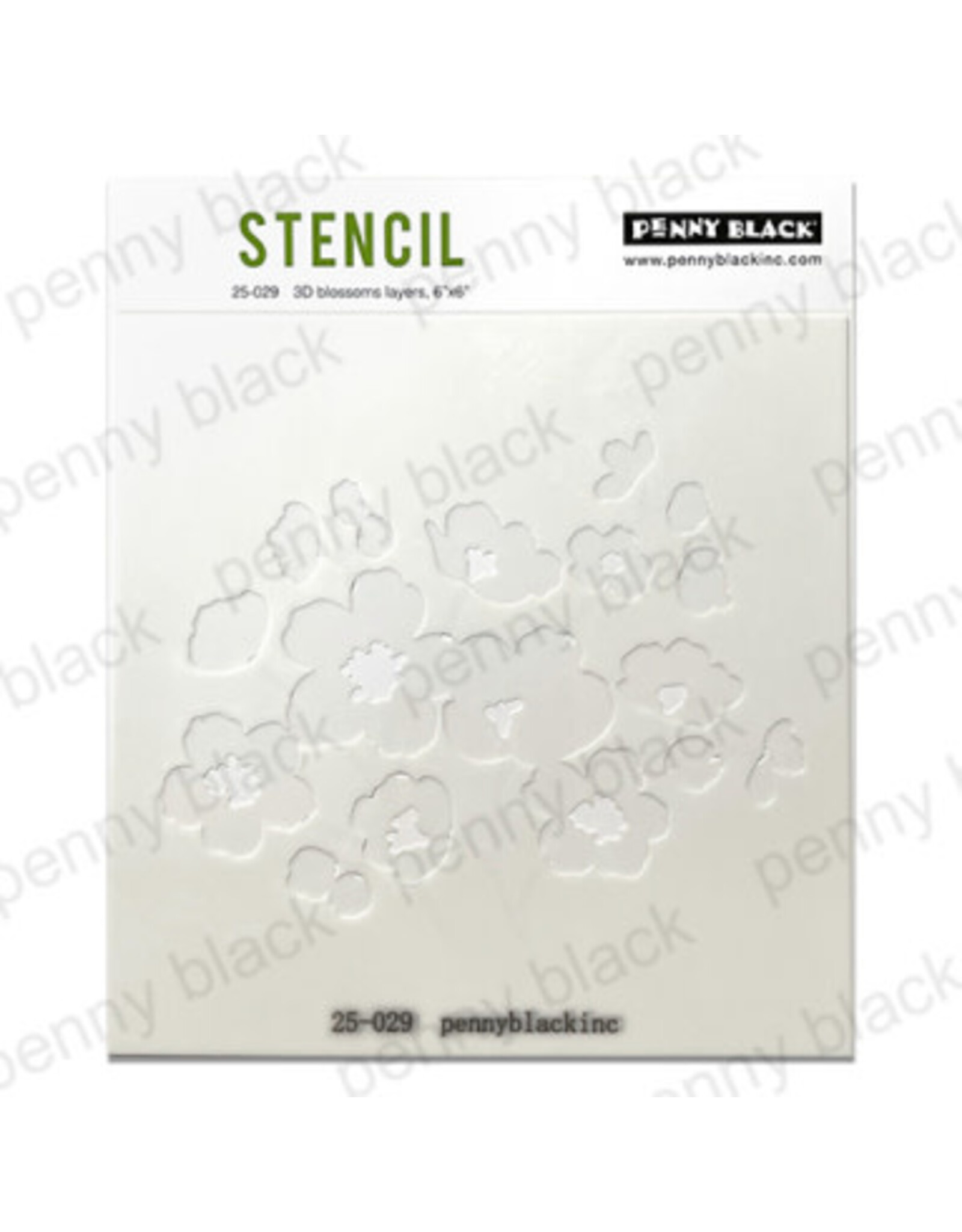 PENNY BLACK PENNY BLACK 3D BLOSSOMS LAYERS STENCIL