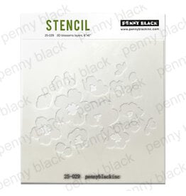 PENNY BLACK PENNY BLACK 3D BLOSSOMS LAYERS STENCIL