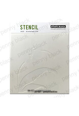 PENNY BLACK PENNY BLACK 3D ORCHID LAYERS STENCIL