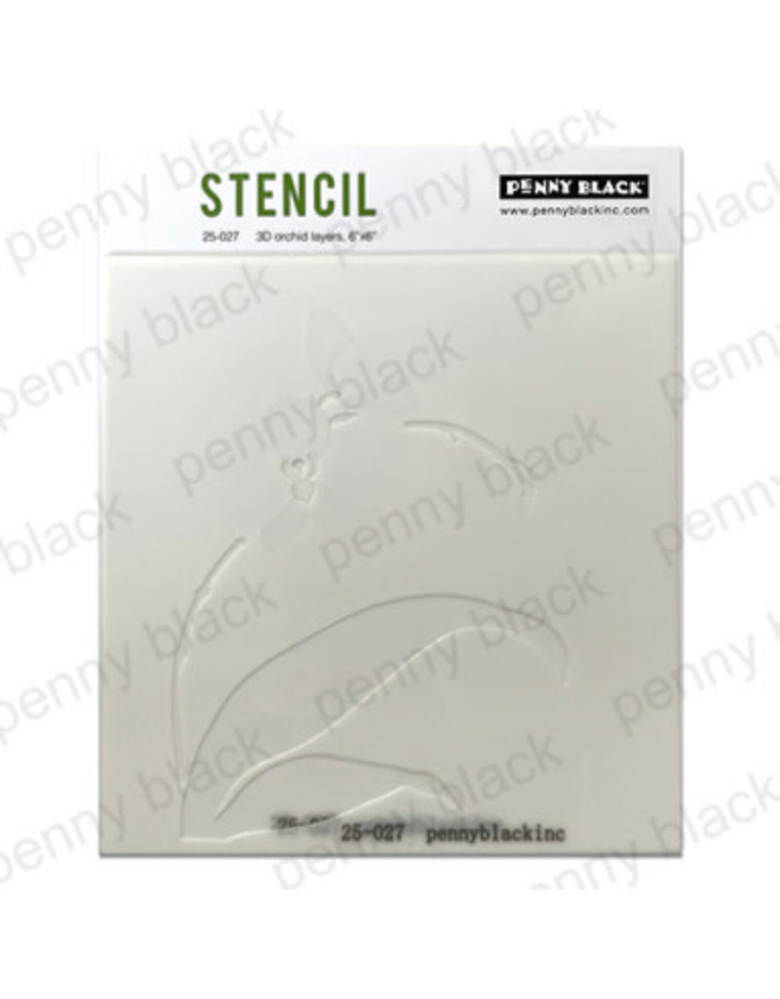 PENNY BLACK PENNY BLACK 3D ORCHID LAYERS STENCIL