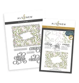 ALTENEW ALTENEW BETTERPRESS FLOWERING HEDGE PRESS PLATES & DIE SET