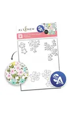 ALTENEW ALTENEW DITSY FLOWERS WALLPAPER LAYERING STENCIL SET 7/PK