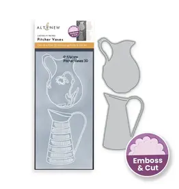 ALTENEW ALTENEW PITCHER VASES EMBOSSING FOLDER & DIE SET