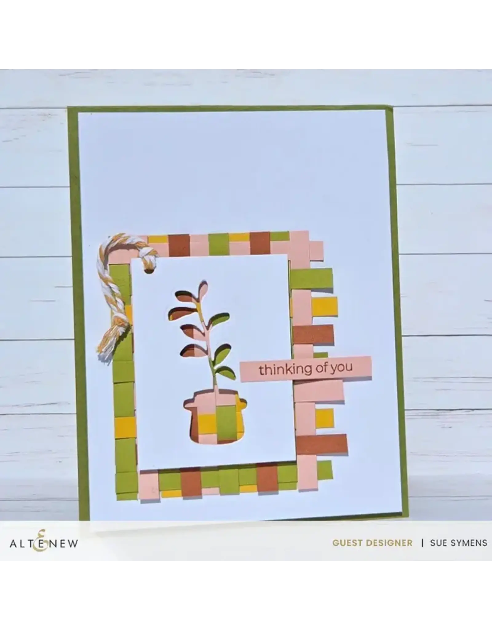 ALTENEW ALTENEW MINI DELIGHT: POTTED SHELVES CLEAR STAMP & DIE SET