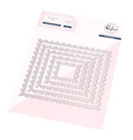 PINKFRESH PINKFRESH STUDIO DOTTED POSTAGE SQUARE DIE SET
