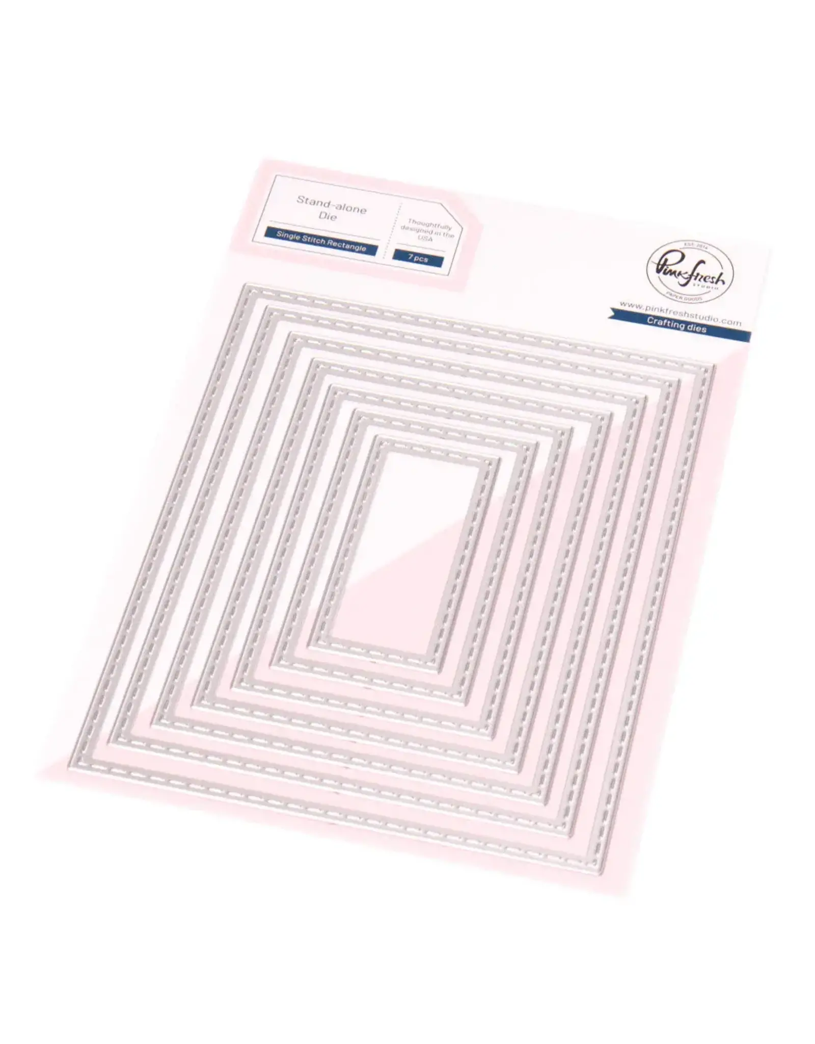PINKFRESH PINKFRESH STUDIO SINGLE STITCH RECTANGLE DIE SET