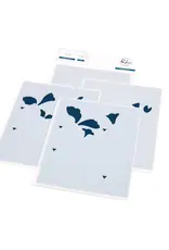 PINKFRESH PINKFRESH STUDIO PETAL PERFECTION STENCIL SET 4/PK
