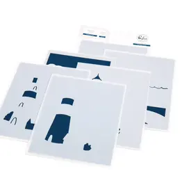 PINKFRESH PINKFRESH STUDIO GUIDING LIGHT STENCIL SET 6/PK