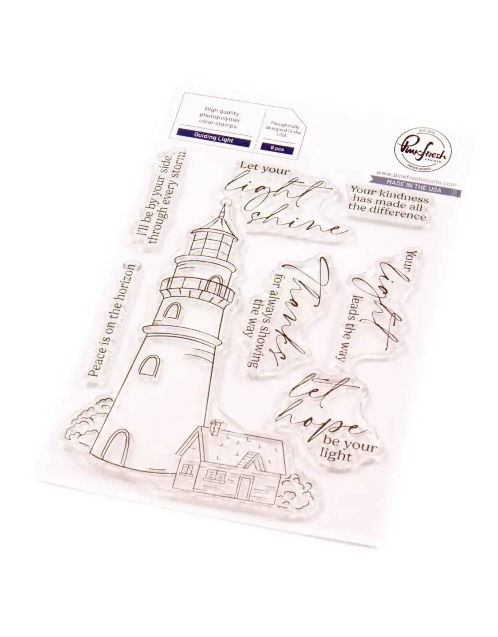 PINKFRESH PINKFRESH STUDIO GUIDING LIGHT CLEAR STAMP SET