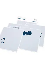 PINKFRESH PINKFRESH STUDIO TIMELESS TULIPS STENCIL SET 5/PK
