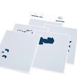PINKFRESH PINKFRESH STUDIO TIMELESS TULIPS STENCIL SET 5/PK