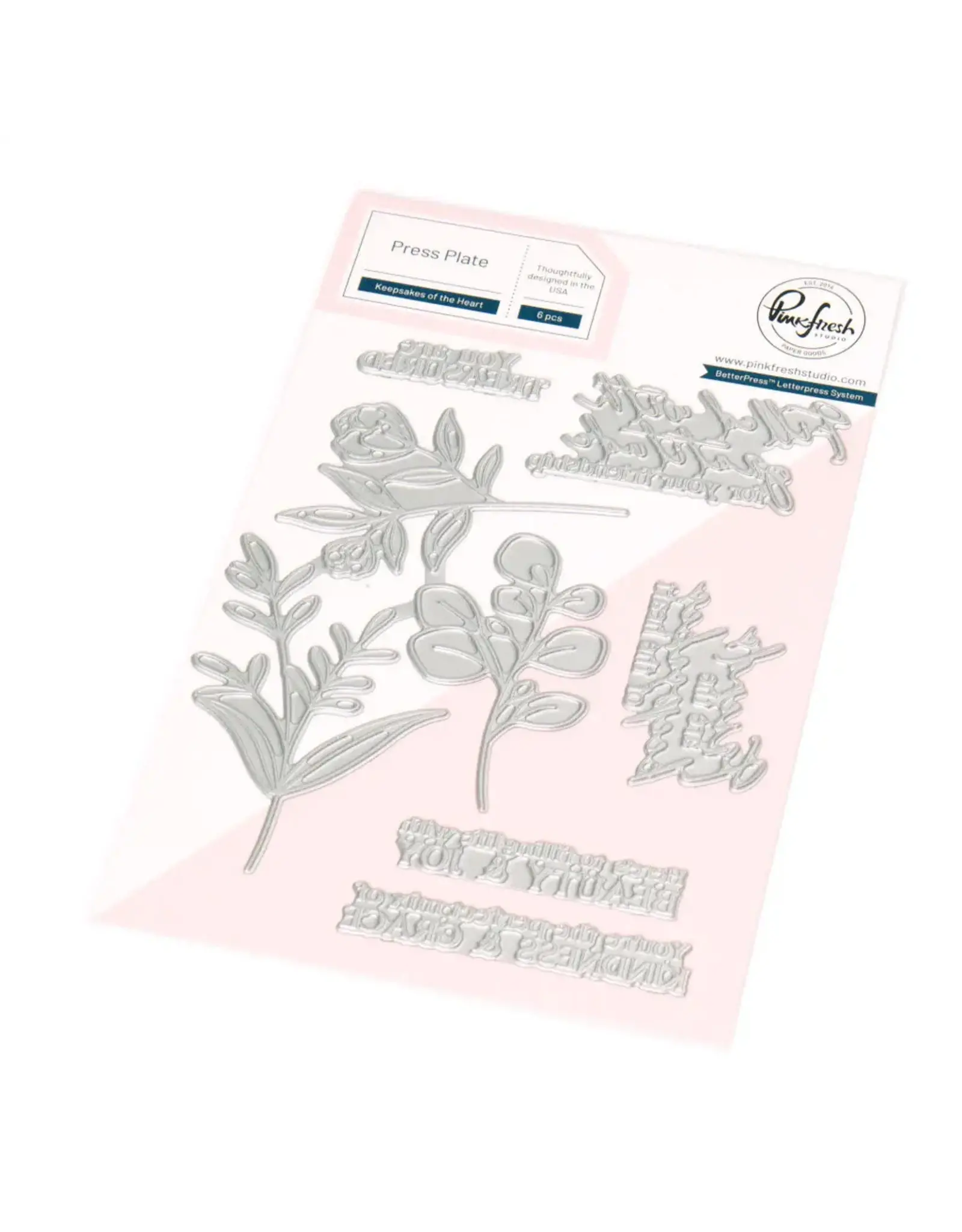 PINKFRESH PINKFRESH STUDIO KEEPSAKES OF THE HEART PRESS PLATE