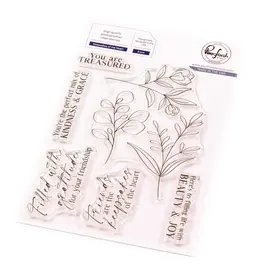 PINKFRESH PINKFRESH STUDIO KEEPSAKES OF THE HEART CLEAR STAMP SET