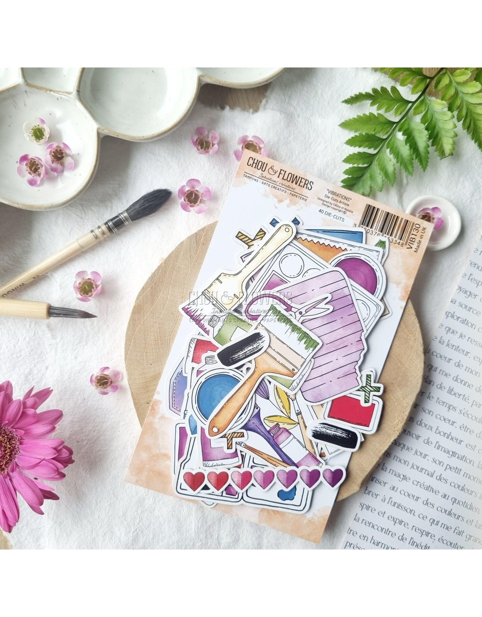 CHOU & FLOWERS CHOU & FLOWERS COLLECTION VIBRATIONS ARTISTE DIE-CUTS