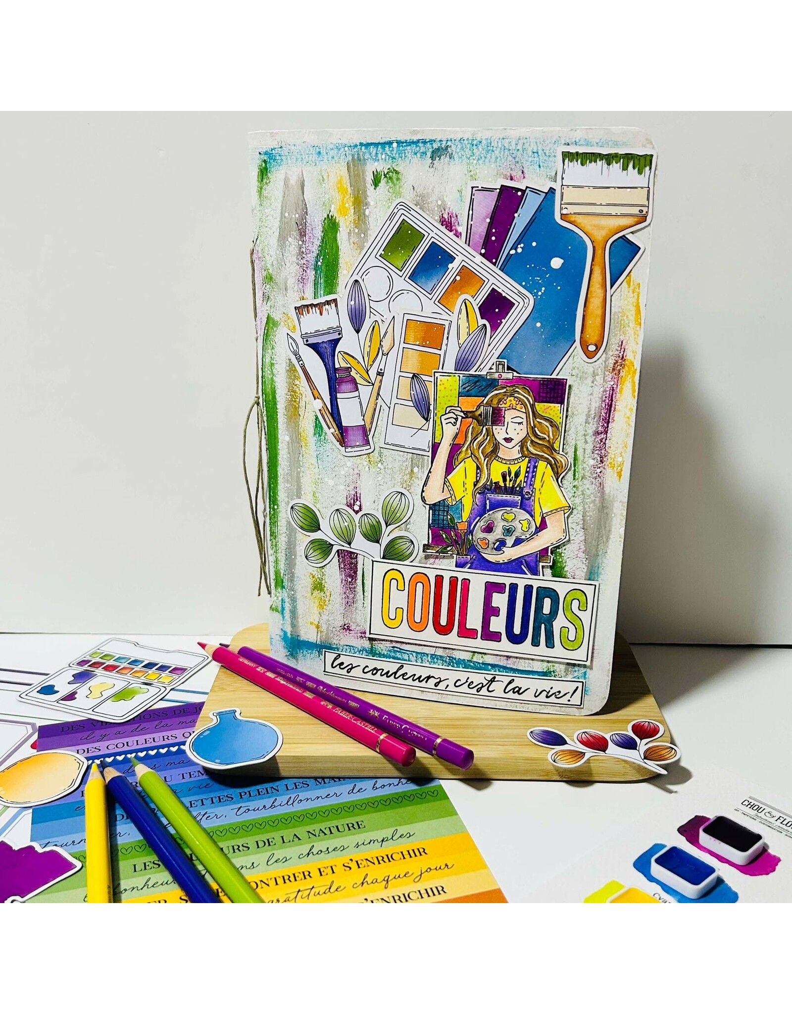 CHOU & FLOWERS CHOU & FLOWERS COLLECTION VIBRATIONS ARTISTE DIE-CUTS