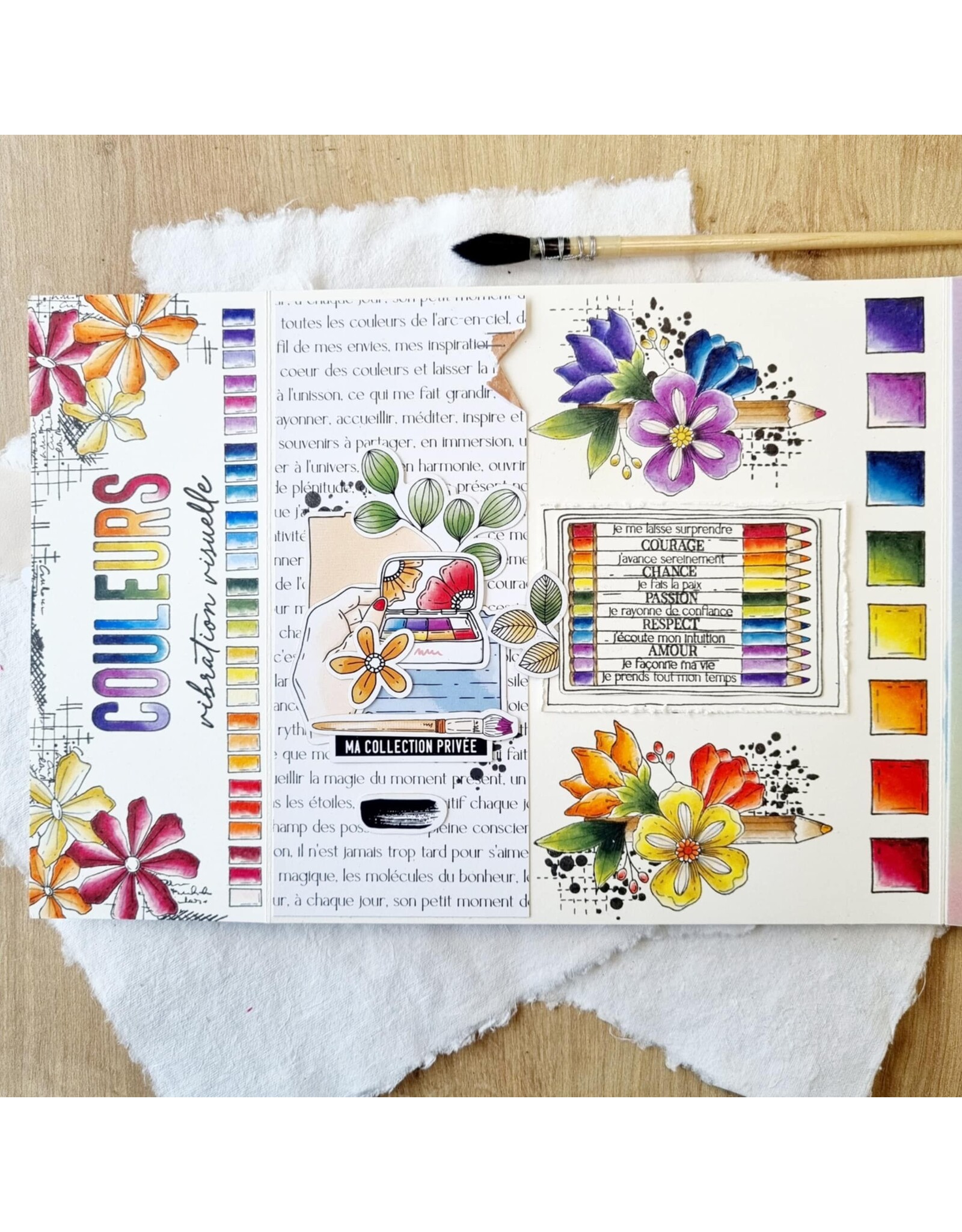 CHOU & FLOWERS CHOU & FLOWERS COLLECTION VIBRATIONS ARTISTE DIE-CUTS
