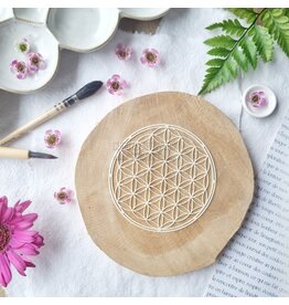 CHOU & FLOWERS CHOU & FLOWERS COLLECTION VIBRATIONS POCHOIR FLEUR DE VIE STENCIL