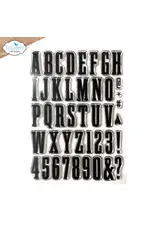 ELIZABETH CRAFT DESIGNS ELIZABETH CRAFT DESIGNS PLANNER ESSENTIALS BOLD ALPHABET CLEAR STAMP SET