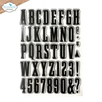 ELIZABETH CRAFT DESIGNS ELIZABETH CRAFT DESIGNS PLANNER ESSENTIALS BOLD ALPHABET CLEAR STAMP SET