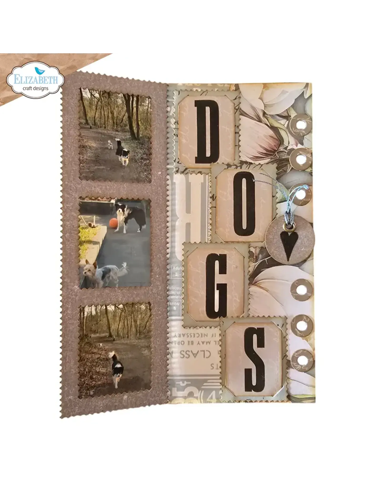 ELIZABETH CRAFT DESIGNS ELIZABETH CRAFT DESIGNS PLANNER ESSENTIALS BOLD ALPHABET CLEAR STAMP SET