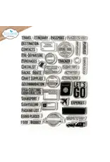 ELIZABETH CRAFT DESIGNS ELIZABETH CRAFT DESIGNS PLANNER ESSENTIALS TRAVEL JOURNAL CLEAR STAMP SET
