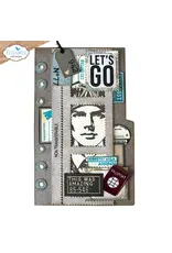 ELIZABETH CRAFT DESIGNS ELIZABETH CRAFT DESIGNS PLANNER ESSENTIALS TRAVEL JOURNAL CLEAR STAMP SET