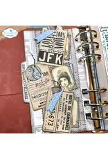 ELIZABETH CRAFT DESIGNS ELIZABETH CRAFT DESIGNS PLANNER ESSENTIALS TRAVELS FROM THE PAST 3 CLEAR STAMP SET