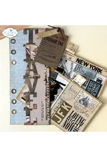 ELIZABETH CRAFT DESIGNS ELIZABETH CRAFT DESIGNS PLANNER ESSENTIALS TRAVELS FROM THE PAST 3 CLEAR STAMP SET