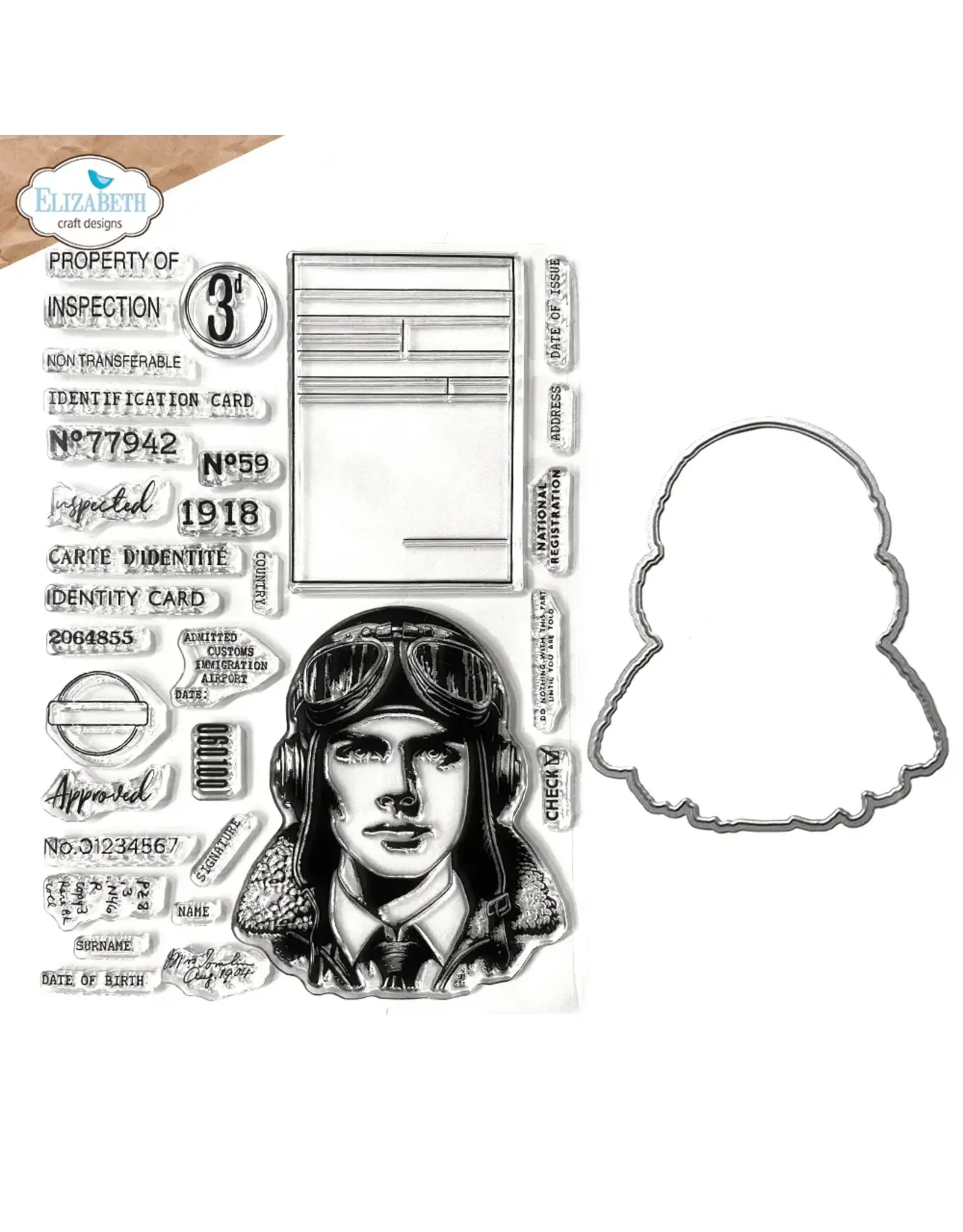 ELIZABETH CRAFT DESIGNS ELIZABETH CRAFT DESIGNS PLANNER ESSENTIALS THE PROPERTY OF CLEAR STAMP AND DIE SET