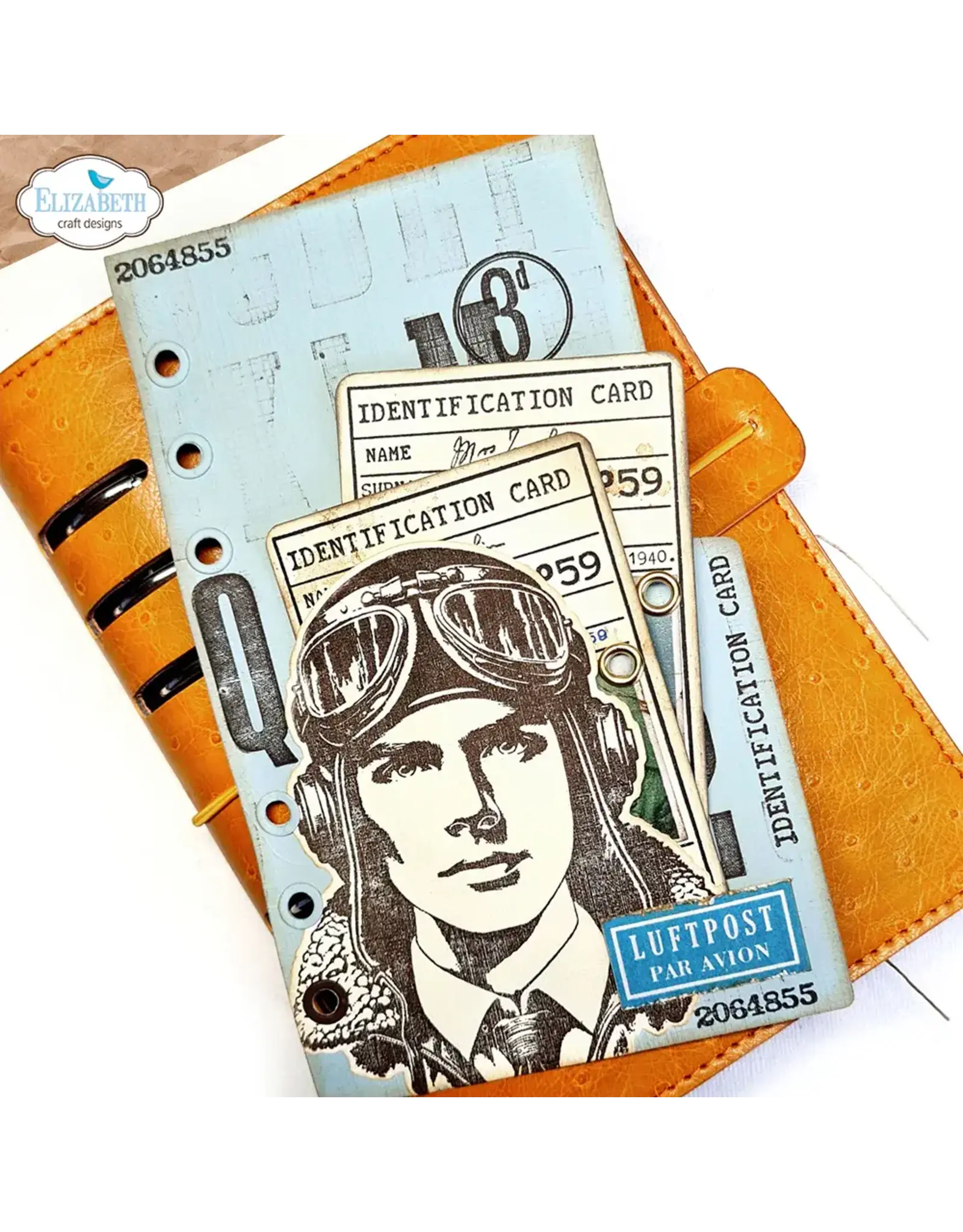 ELIZABETH CRAFT DESIGNS ELIZABETH CRAFT DESIGNS PLANNER ESSENTIALS THE PROPERTY OF CLEAR STAMP AND DIE SET