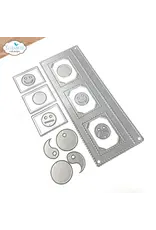 ELIZABETH CRAFT DESIGNS ELIZABETH CRAFT DESIGNS PLANNER ESSENTIALS STAMP PHOTO FRAME OVERLAY DIE SET