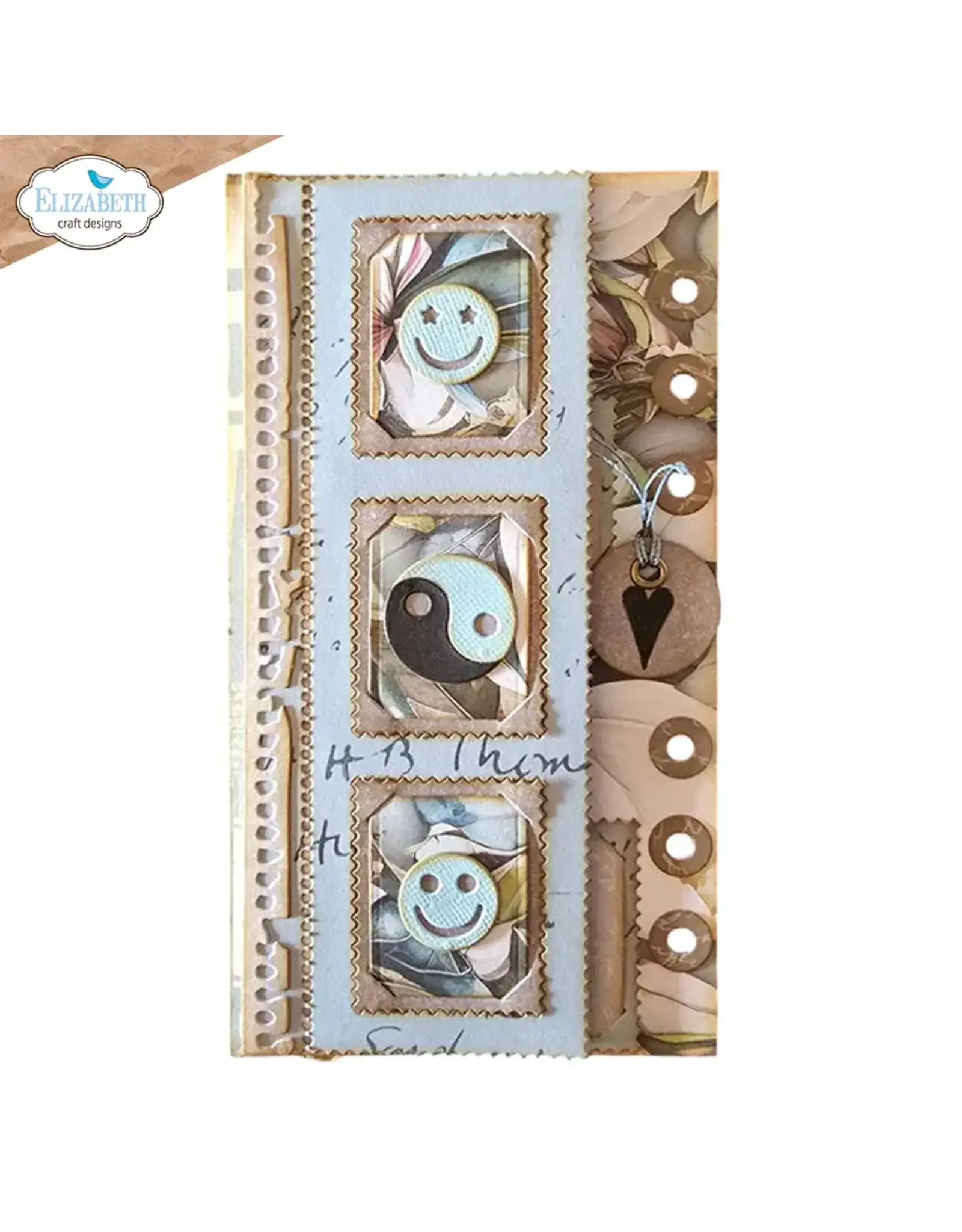ELIZABETH CRAFT DESIGNS ELIZABETH CRAFT DESIGNS PLANNER ESSENTIALS STAMP PHOTO FRAME OVERLAY DIE SET