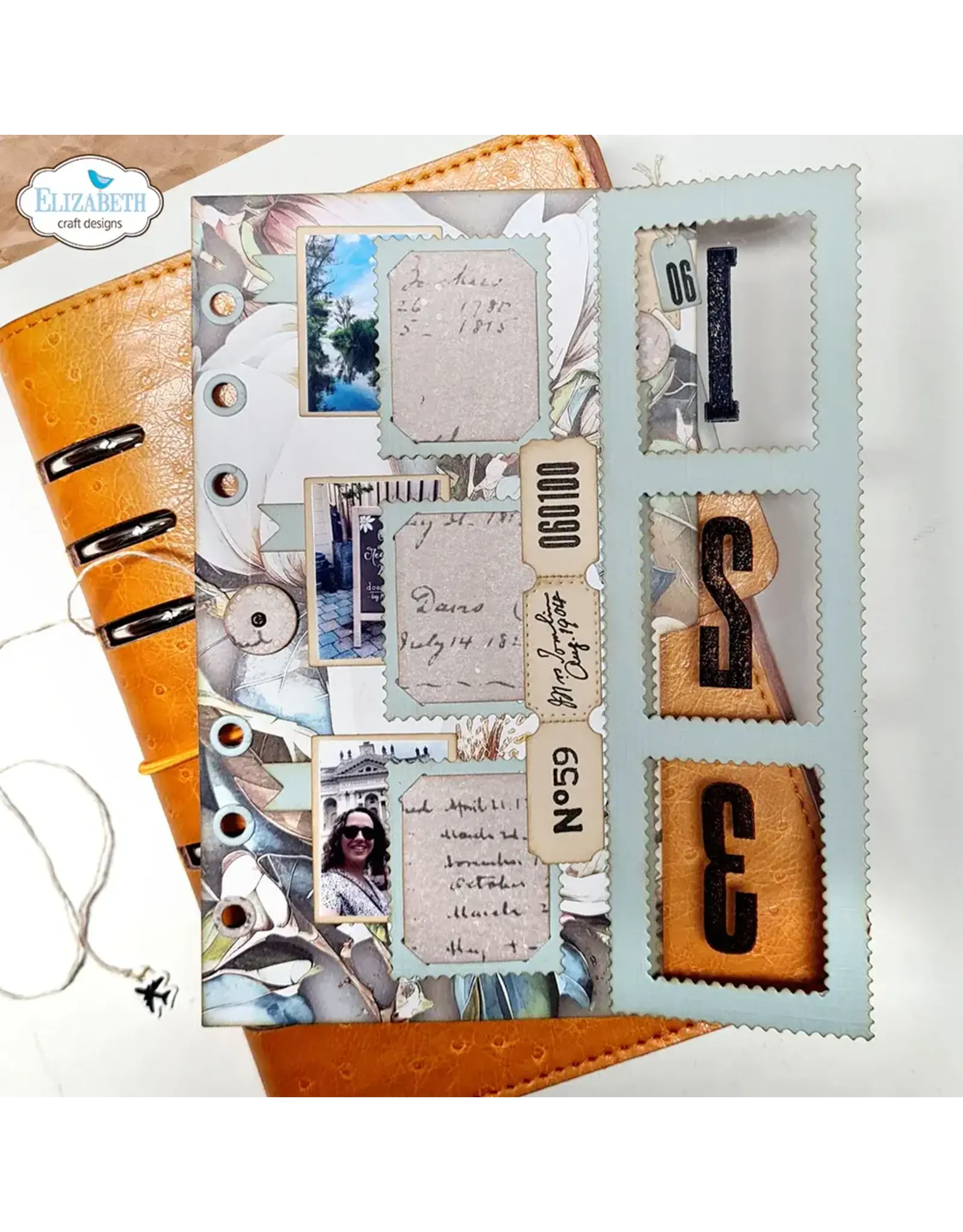 ELIZABETH CRAFT DESIGNS ELIZABETH CRAFT DESIGNS PLANNER ESSENTIALS STAMP PHOTO FRAME OVERLAY DIE SET