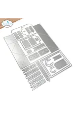 ELIZABETH CRAFT DESIGNS ELIZABETH CRAFT DESIGNS PLANNER ESSENTIALS BOX ENVELOPE DIE SET