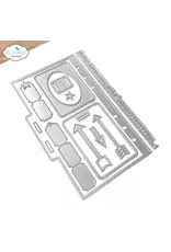 ELIZABETH CRAFT DESIGNS ELIZABETH CRAFT DESIGNS PLANNER ESSENTIALS SIDEKICK ESSENTIALS 33 BASEPAGE 2 DIE SET