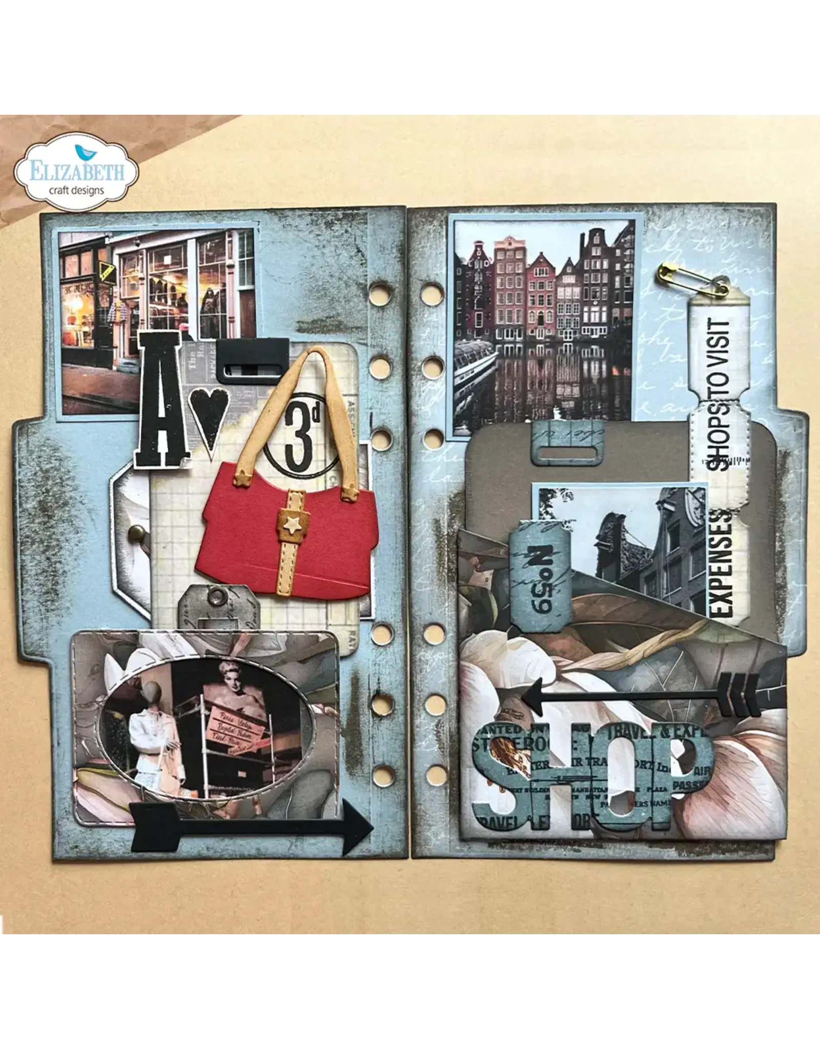 ELIZABETH CRAFT DESIGNS ELIZABETH CRAFT DESIGNS PLANNER ESSENTIALS SIDEKICK ESSENTIALS 33 BASEPAGE 2 DIE SET