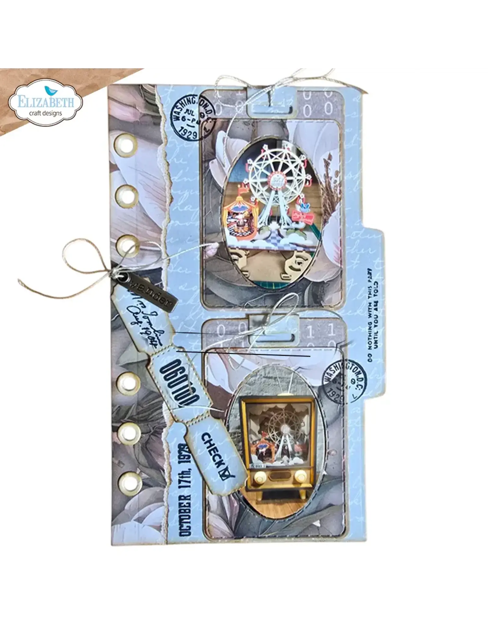 ELIZABETH CRAFT DESIGNS ELIZABETH CRAFT DESIGNS PLANNER ESSENTIALS SIDEKICK ESSENTIALS 33 BASEPAGE 2 DIE SET