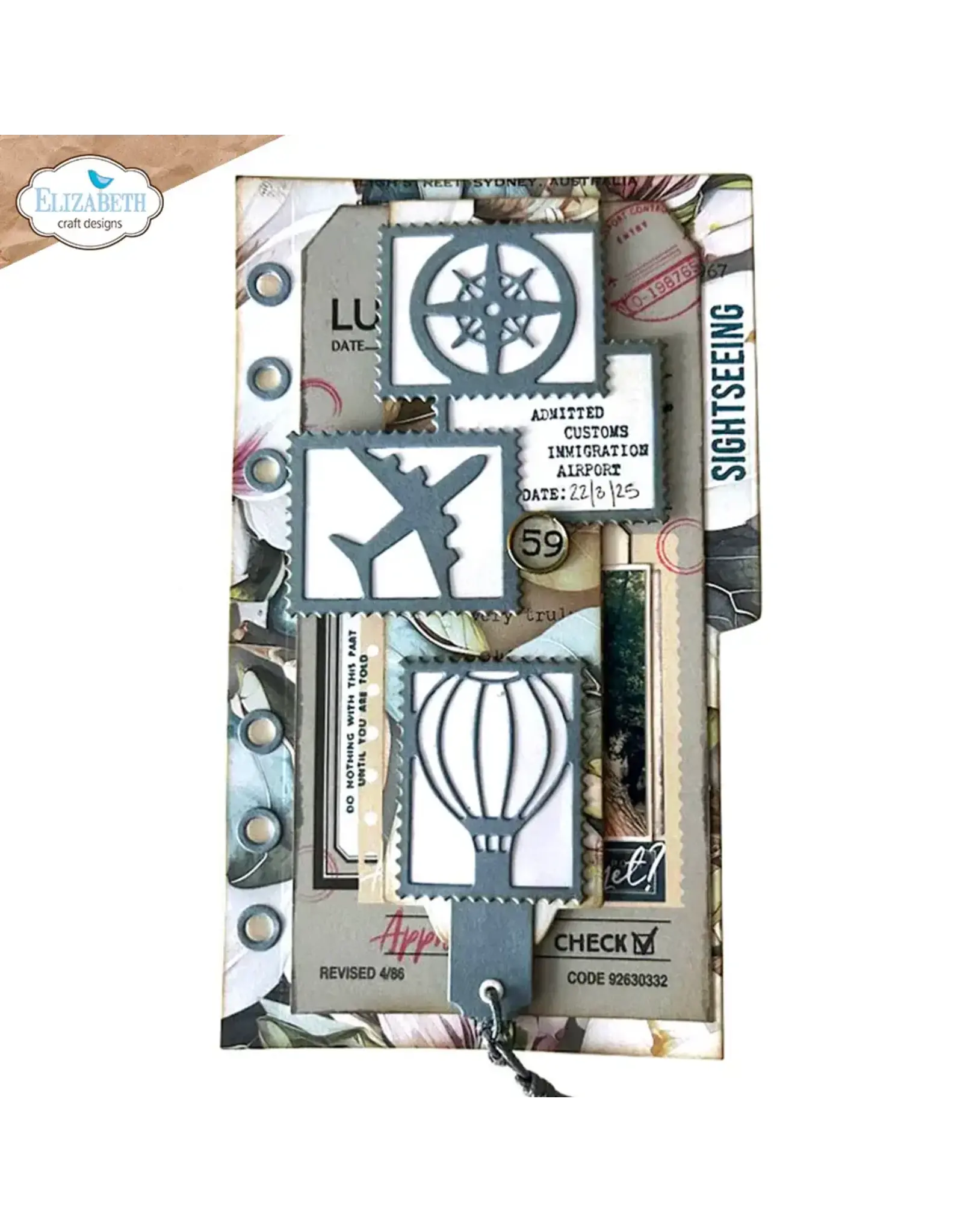 ELIZABETH CRAFT DESIGNS ELIZABETH CRAFT DESIGNS PLANNER ESSENTIALS SIDEKICK ESSENTIALS 32 BASEPAGE 1 DIE SET