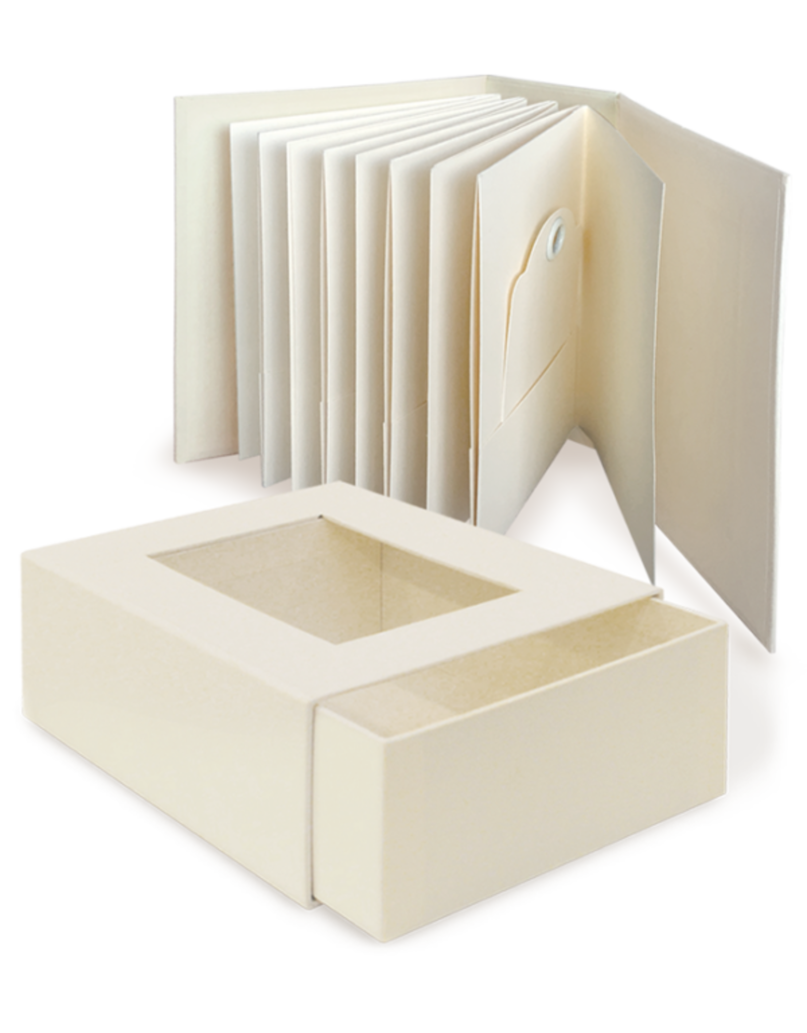 GRAPHIC 45 GRAPHIC 45 IVORY ATC ALBUM WITH MATCHBOOK BOX 4"X5"