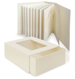 GRAPHIC 45 GRAPHIC 45 IVORY ATC ALBUM WITH MATCHBOOK BOX 4"X5"