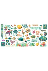 GRAPHIC 45 GRAPHIC 45 SEAS THE DAY EPHEMERA SET