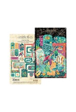 GRAPHIC 45 GRAPHIC 45 SEAS THE DAY CHIPBOARD TAGS & FRAMES