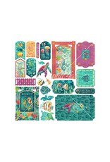 GRAPHIC 45 GRAPHIC 45 SEAS THE DAY CHIPBOARD TAGS & FRAMES