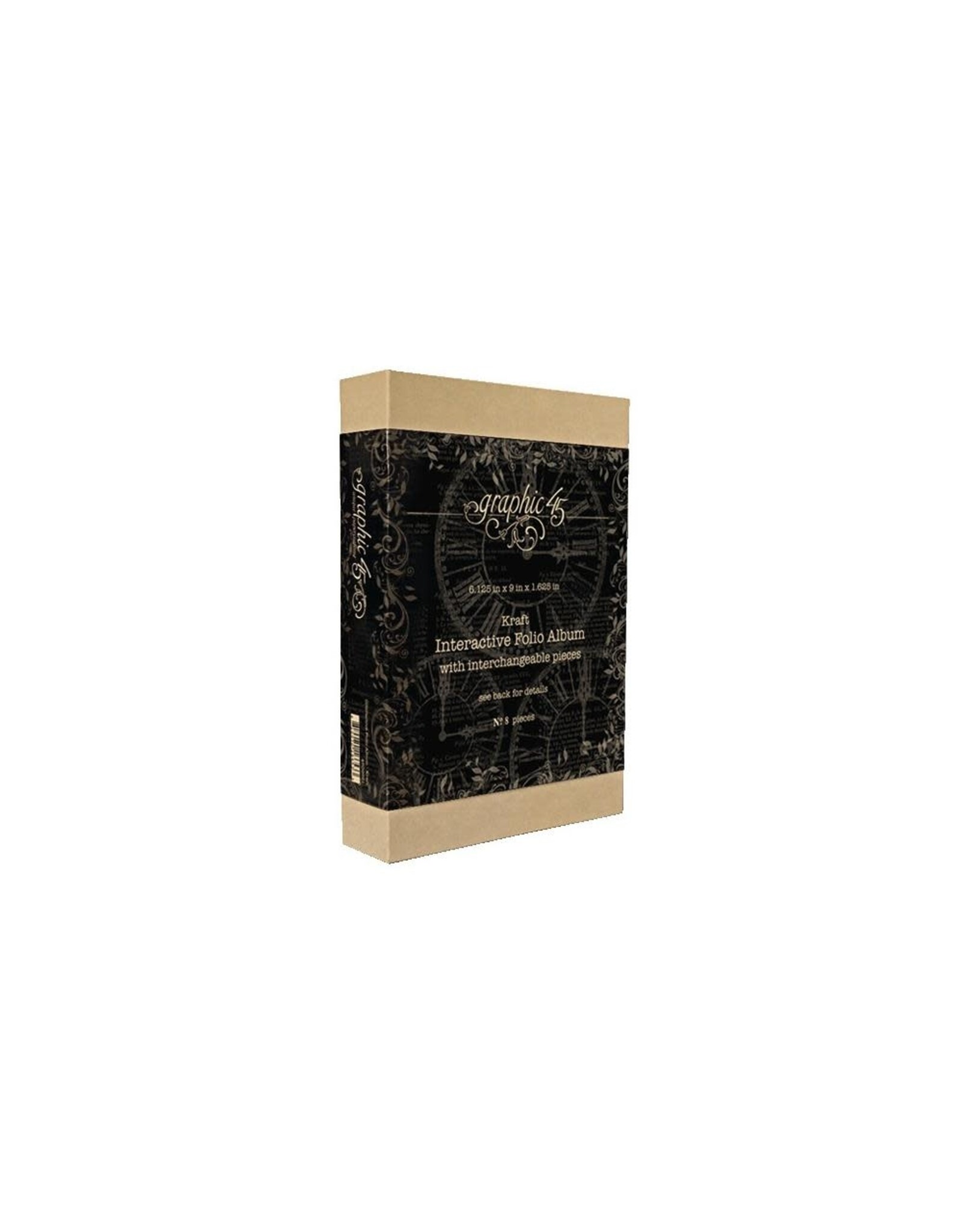 GRAPHIC 45 GRAPHIC 45 STAPLES KRAFT INTERACTIVE FOLIO ALBUM
