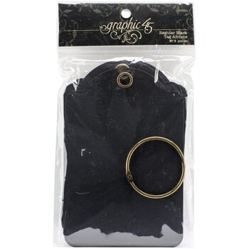 GRAPHIC 45 GRAPHIC 45 REGULAR BLACK TAG ALBUMS 9PC