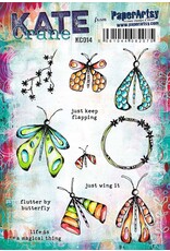 PAPER ARTSY PAPER ARTSY KATE CRANE KC014 CLING STAMP SET
