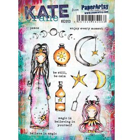 PAPER ARTSY PAPER ARTSY KATE CRANE KC013 CLING STAMP SET