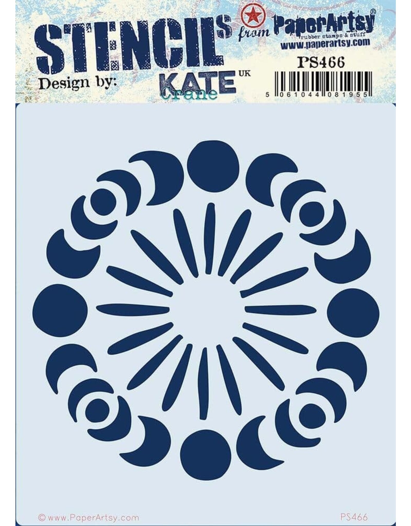 PAPER ARTSY PAPER ARTSY KATE CRANE PS466 STENCIL