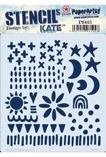 PAPER ARTSY PAPER ARTSY KATE CRANE PS465 STENCIL PAPER ARTSY PAPER ARTSY KATE CRANE PS465 STENCIL