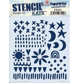 PAPER ARTSY PAPER ARTSY KATE CRANE PS465 STENCIL